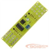 CD4017+NE555双色爆闪灯电路电子制作套?散g